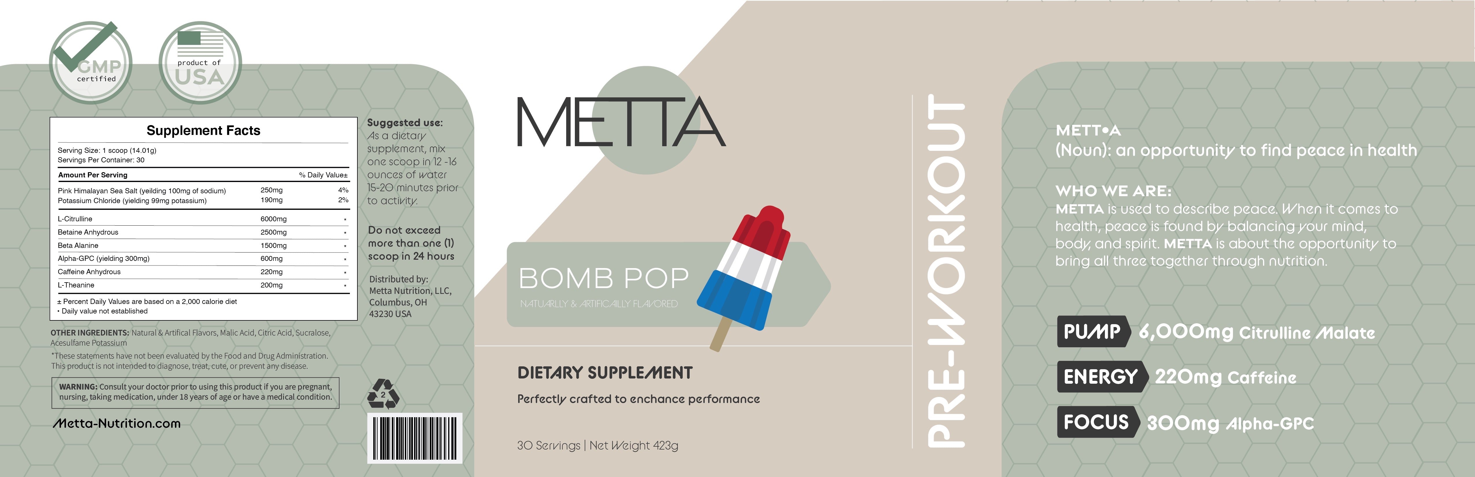 Metta Pre-Workout